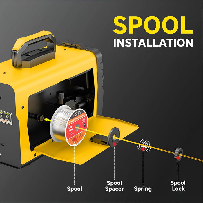 IBELL ARC SOUL1 KG. -(0.8 Mm) Mild Steel Mag Flux Core Welding Wire, E71T-GS On 1KG Spool, Professional Mild Steel MAG Gasless Wire with Low Splatter and For All Position Gasless Welding