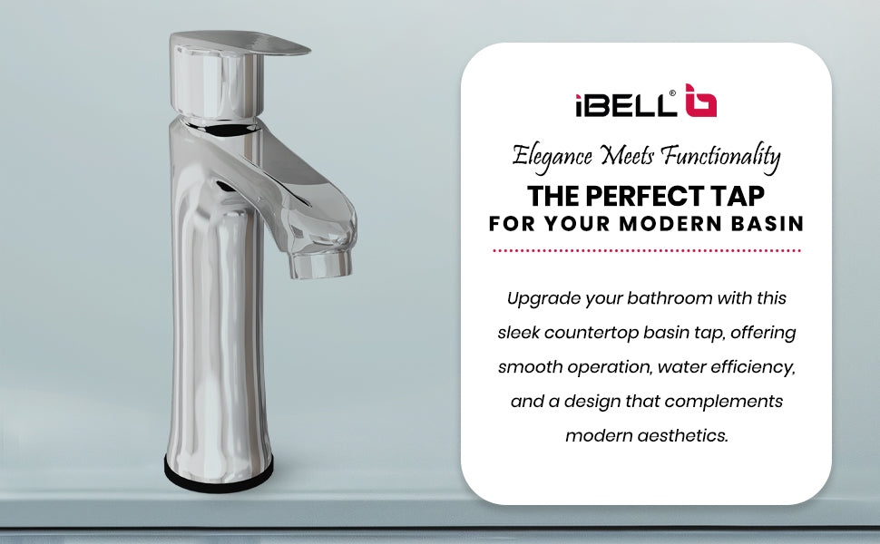 IBL 23-Z1 iBell Pack of 2 Bathroom Sink Faucets - Single Hole, Easy-Clean, Temperature Resistant with Multi-Layer Plating for Bathroom Basin