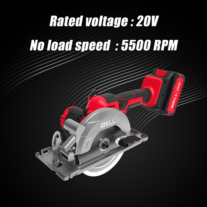 IBELL One Power Series BC 69 42 Cordless Circular Saw Brushless with 4AH Battery and Charger with 12 months warranty