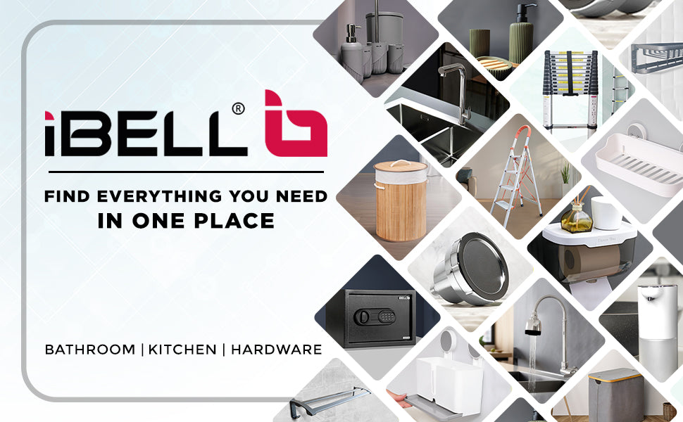 IBL 72-Z1 iBell Dual Flow Chrome Wall Mount Kitchen Sink Tap with Flexible Neck - Dual Sprayer Function for Home and Commercial Use