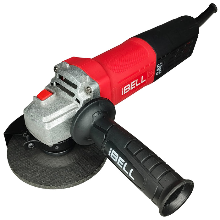 iBELL Angle Grinder AG15-70, 850W Heavy Duty, Copper Armature, Disc Dia 115mm, 11000 RPM with Grinding Wheel and Guard.