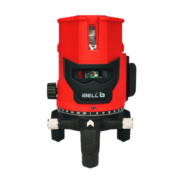 iBELL  IBL LL5-41 PROFESSIONAL LINE LASER LEVEL, 4 lines Vertical and 1 Horizontal Lines with 10m radius